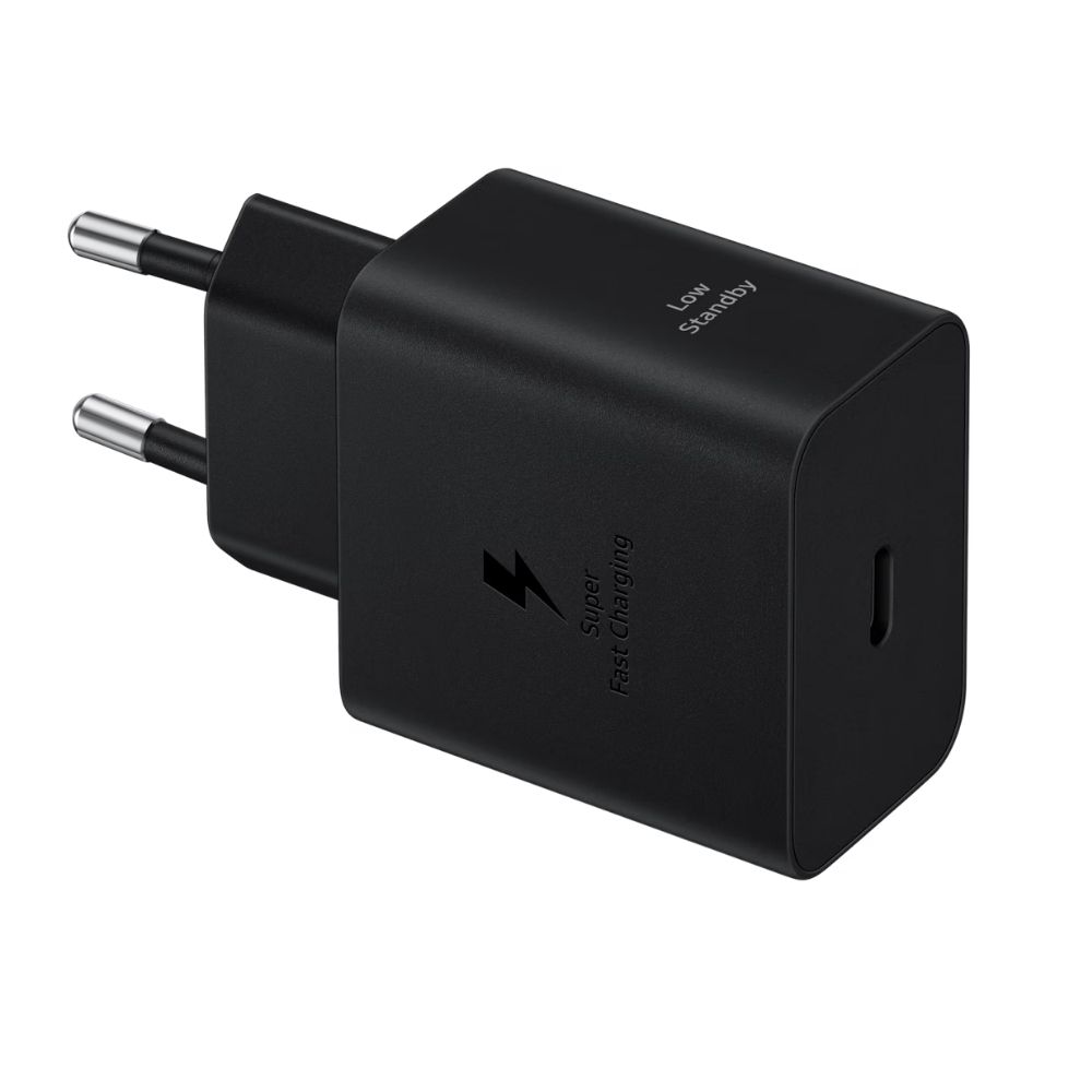 Samsung 45W Type C Çıkışlı Hızlı Şarj Adaptörü Başlığı Siyah EP-T4511NBEGWW (Super Fast Charging 2.0 / PD 3.0 / PPS Destekli)